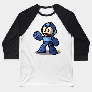 Chibi Blue Bomber Baseball T-Shirt